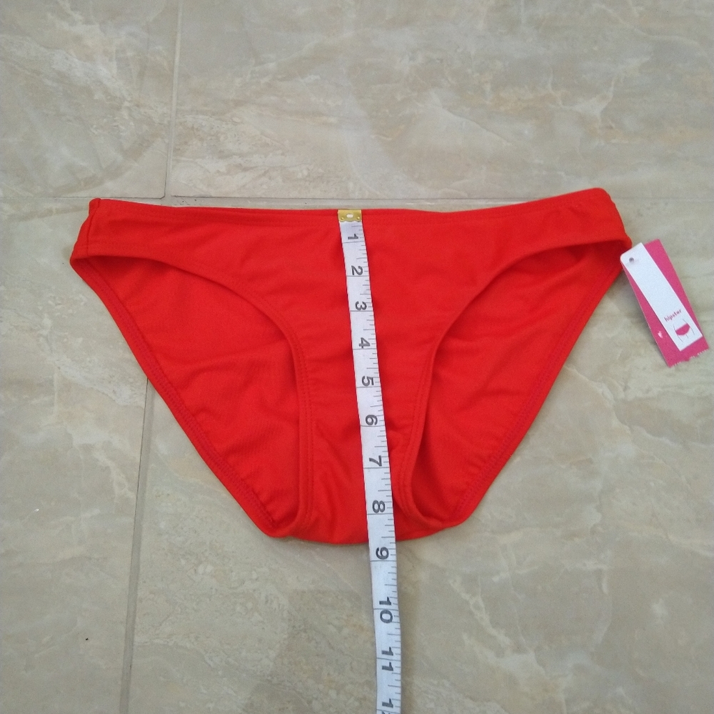 Xhilaration red bikini bottom size medium - Picture 4 of 8